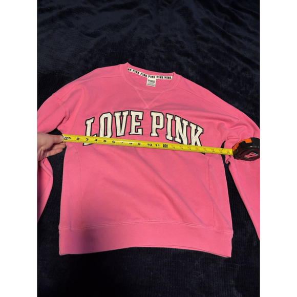 Victoria's Secret PINK LOVE PINK Sweatshirt Women's Size XS - Picture 4 of 8
